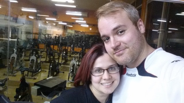 Foto antes de treinar (por isso ainda estamos arrumadinhos).