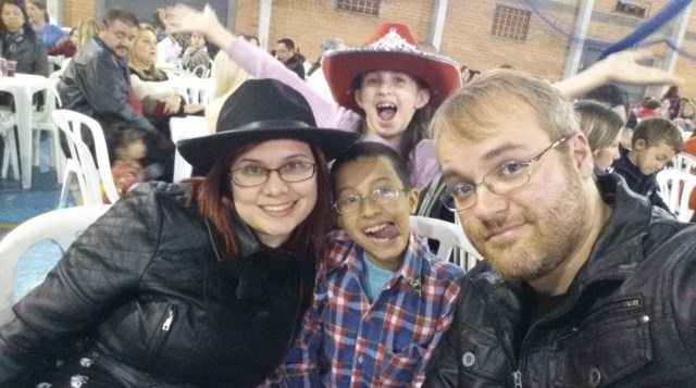 Selênia, Julica, Dudu e Aoshi.